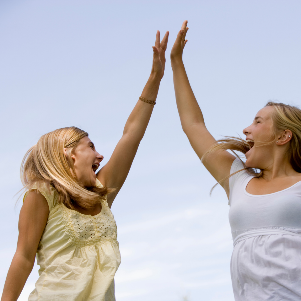 high five